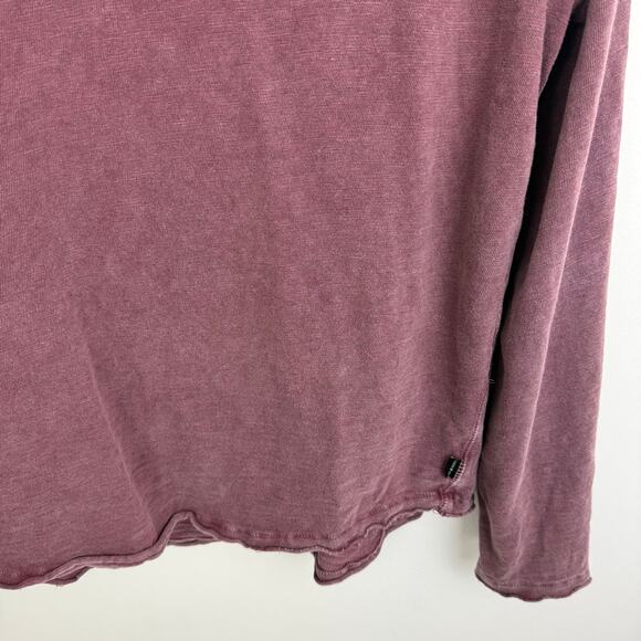 Lucky Brand Mens Long Sleeve Modern Fit Weekend Slub Port Royale Henley Shirt XL - Picture 5 of 12